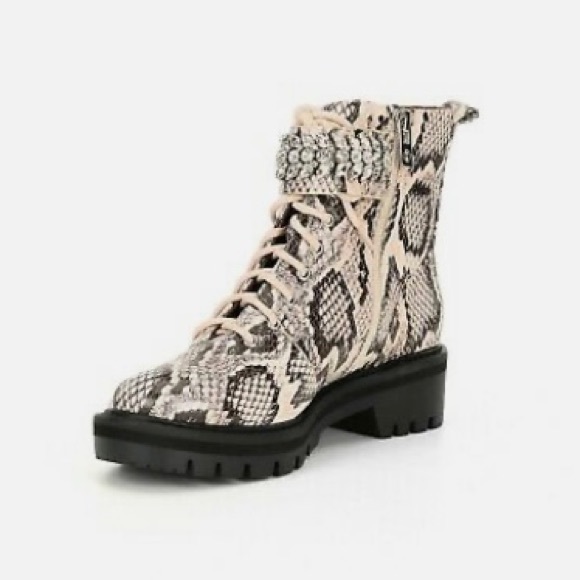 NWOB Antonio Melani Combat Boots - Picture 2 of 8